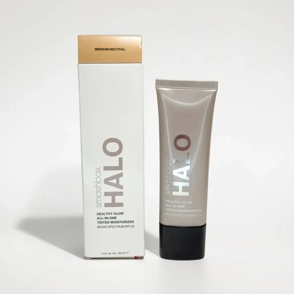 Smashbox Halo Medium Neutral Healthy Glow Tinted Moisturizer 1.4oz
